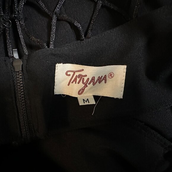 Tatyana Alika Circle Dress in Black - Picture 7 of 8